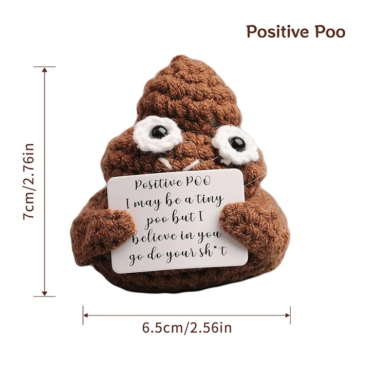 Crocheted Poop Plush factory